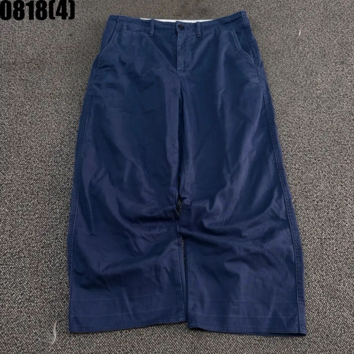 ポロ ワイド パンツ ネイビー 6,821円