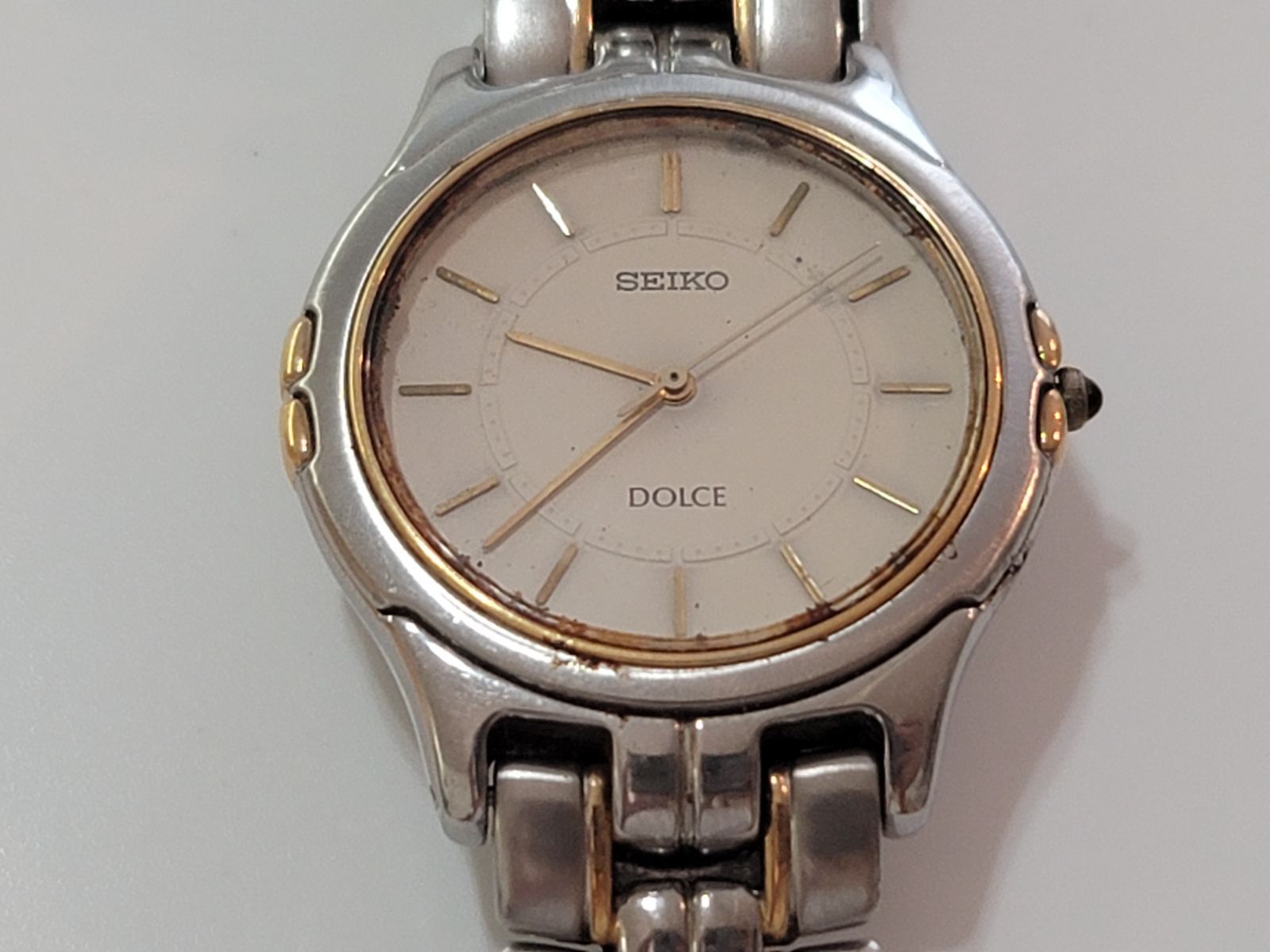 ☆ 【ジャンク】SEIKO DOLCE セイコー ドルチェ 8J41-6140 年差 