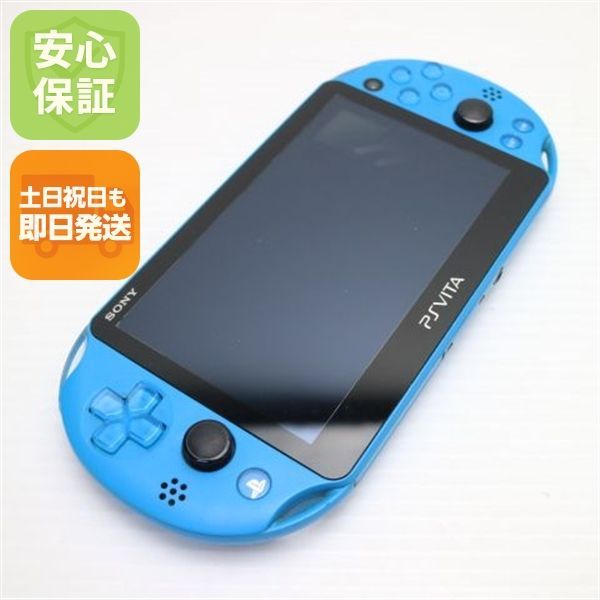 美品 PCH-2000 PS VITA アクアブルー 即日発送 game SONY PlayStation 本体 土日祝発送OK