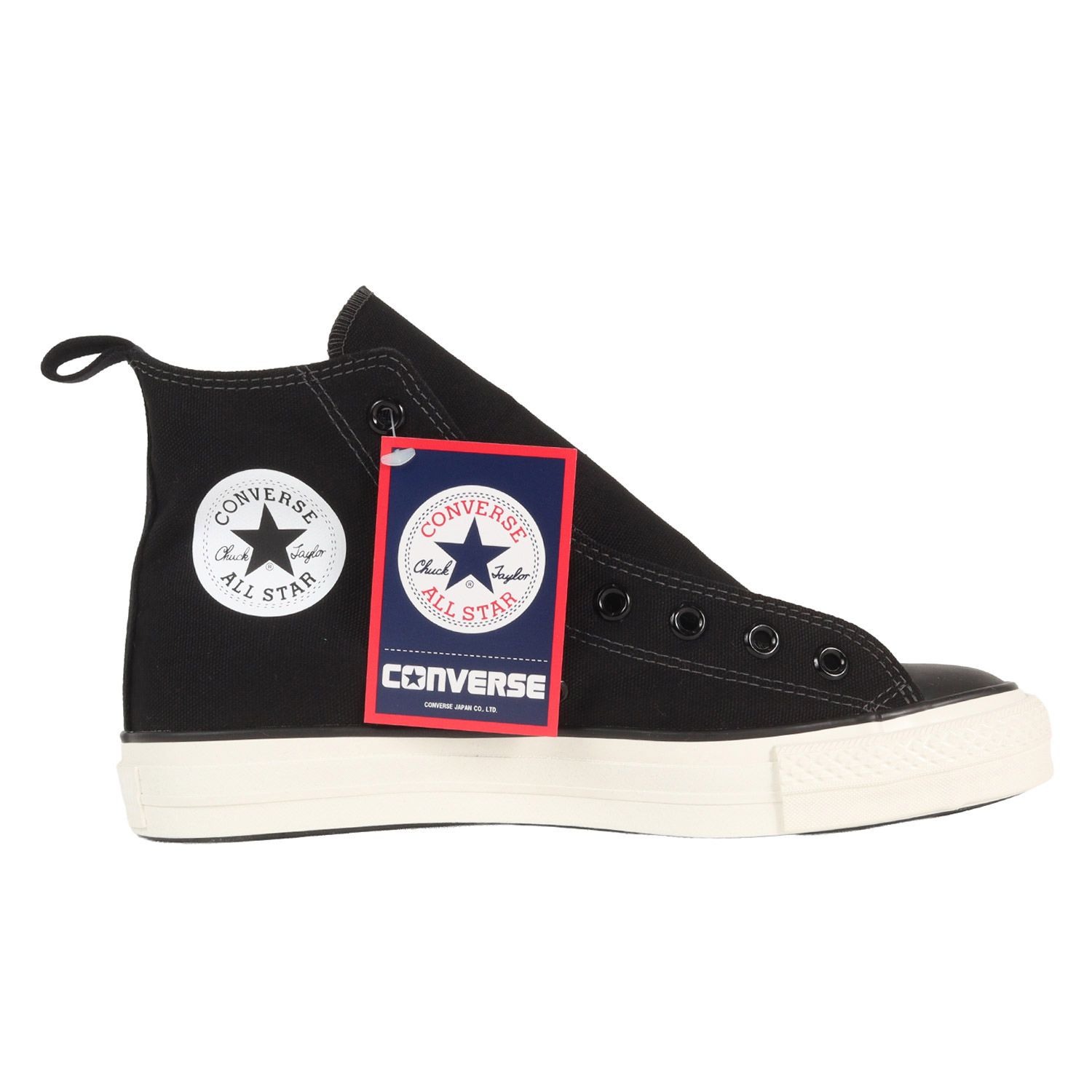 【新品】MINEDENIM マインデニム US8(26.5cm) 26SS CONVERSE 10周年記念 ALL STAR MADE IN JAPAN コンバース オールスター ブラック 黒 ハイカット スニーカー シューズ 靴 コラボ【メンズ】