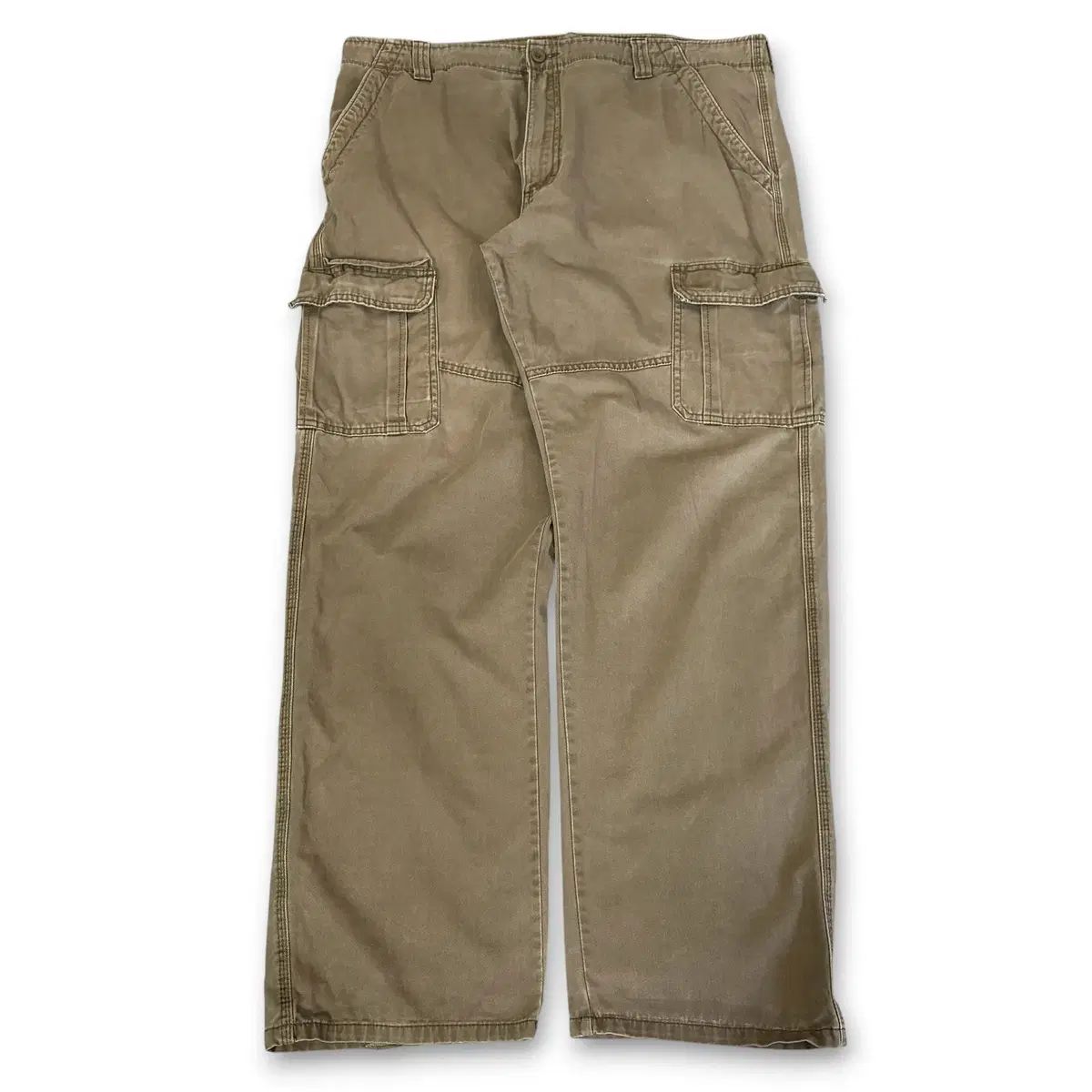(40 추정) Wrangler(ラングラー) リラックスドフィット ブラウン カーゴ パンツ