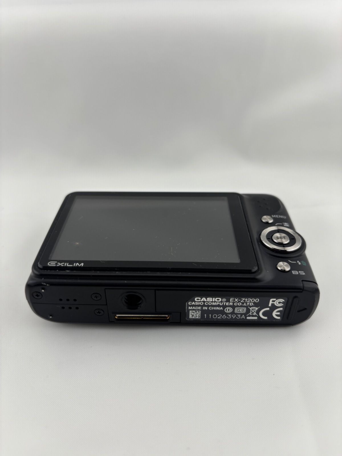 1110【動作確認済み】 CASIO EXILIM EX-Z1200 ブラック カシオ