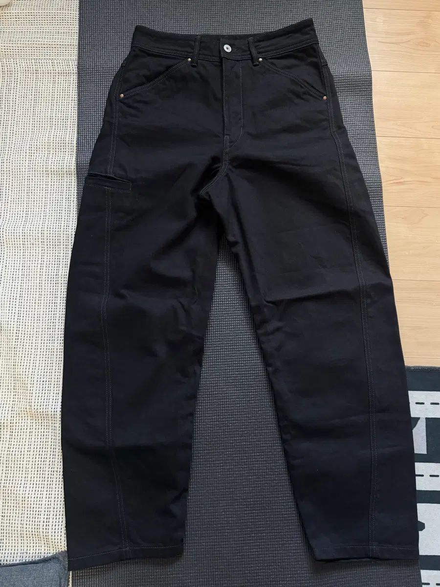 LEMAIRE ルメール ワークウェア パンツ ブラック 39,462円