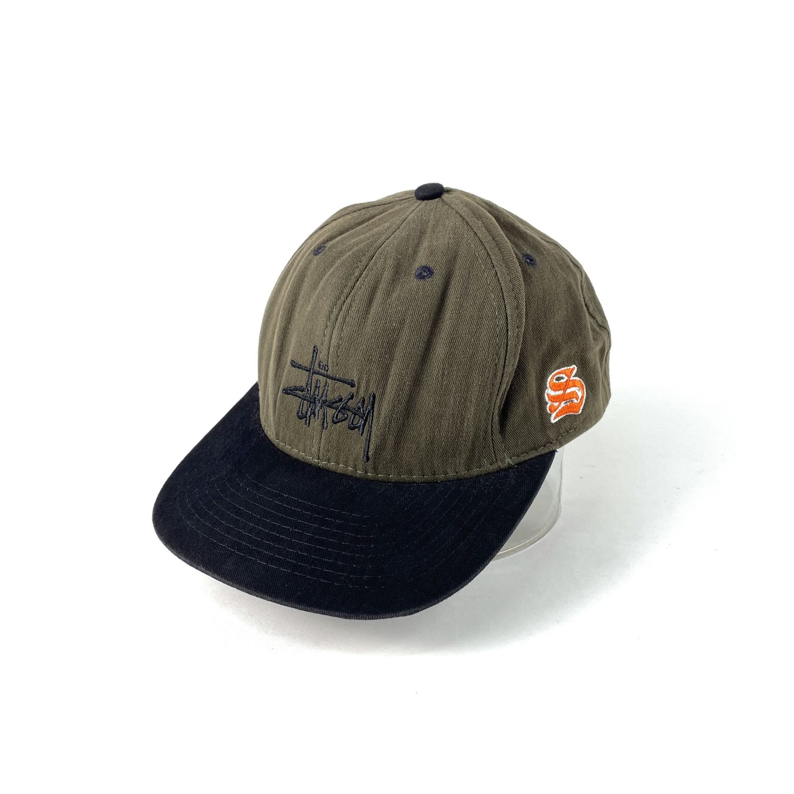 USA製 90's OLD STUSSY オールドステューシー ロゴ刺繍 6パネル