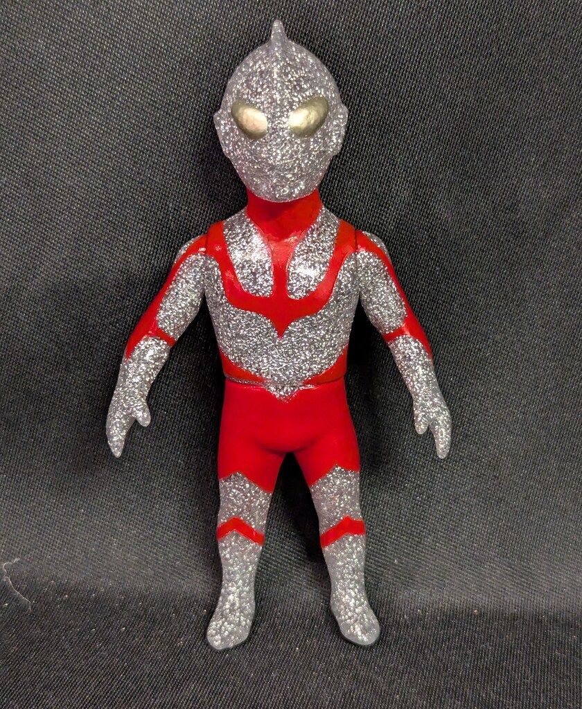 MAXTOY Max Toy Soft Vinyl Ultraman Clear Molding/Silver Glitter/Gold