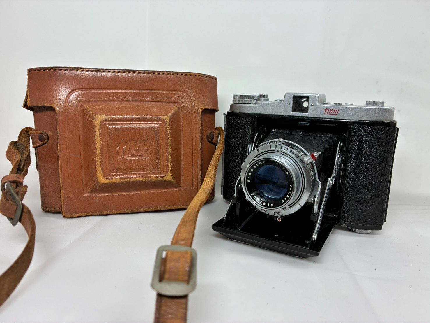 [Nishida Optical] WESTER SIX Model II Belly Camera with Leather Case MH135