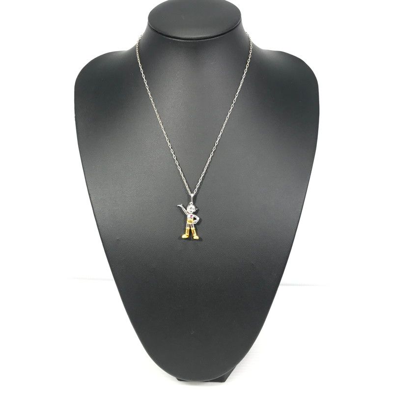 [Used goods] AMBUSH Ambush x Astro Boy Astro Boy NECKLACE SILVER GOLD ASTRO BOY NECKLACE ACCESSORY [192-260818-rt-24-tag]