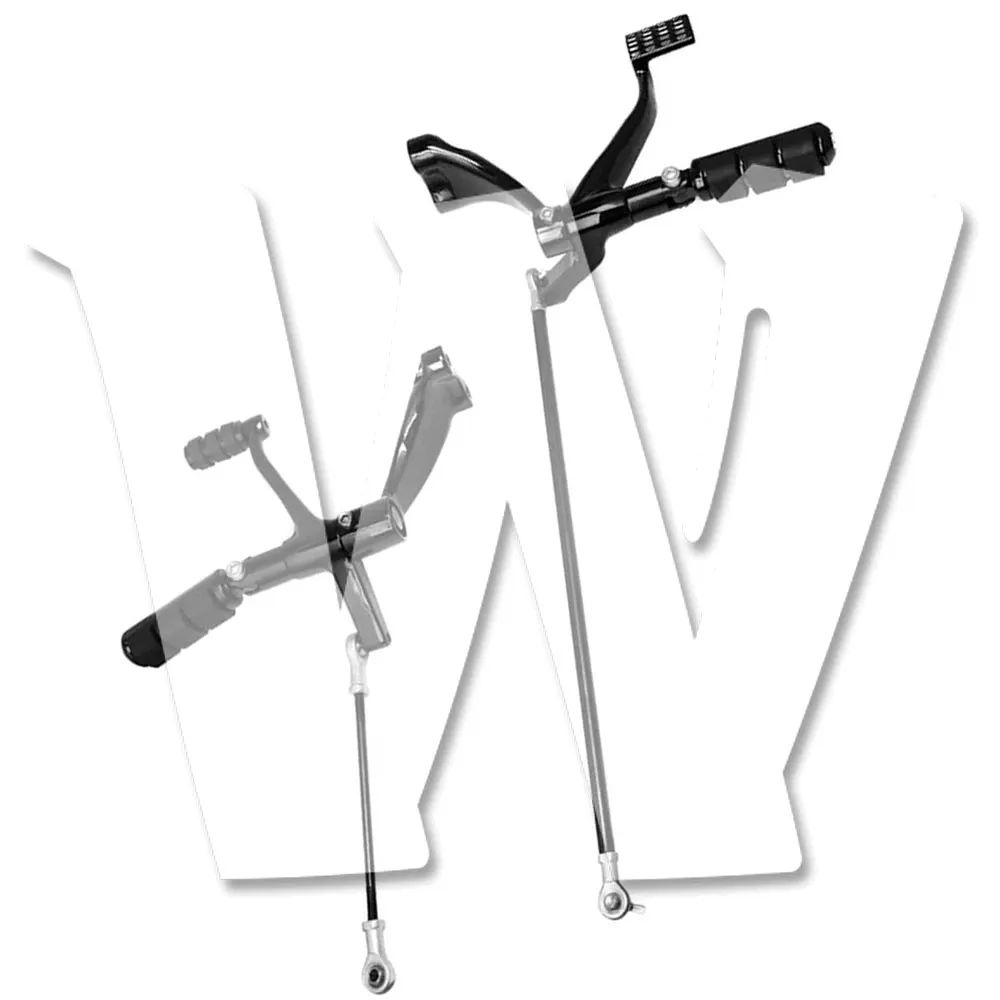 【ハーレー用】スポーツスター XL 883/1200 フットペグボード フォワードコントロールキット ブラック 2014-2023年式 純正カスタムパーツ フットレスト/コントロール バイクアクセサリー