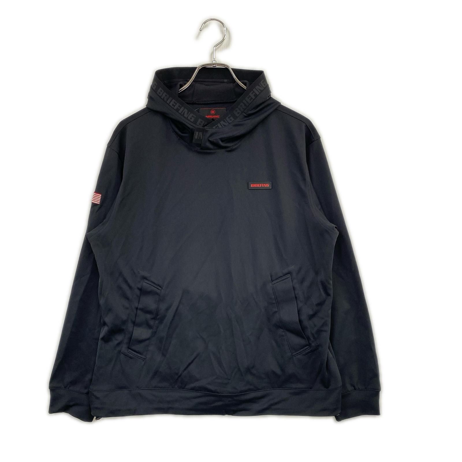 中古 メンズ ブリーフィング BRIEFING パーカー M 黒 ブラック 2024年モデル