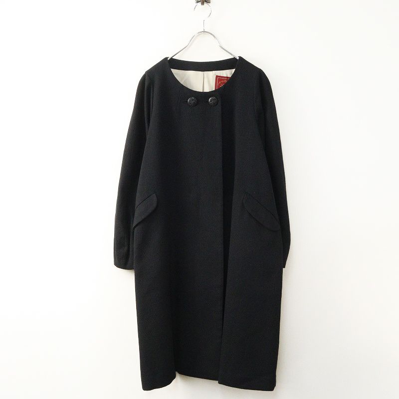 値下げ】美品 リゼッタ Lisette ウールシルク ダブルボタン ロング