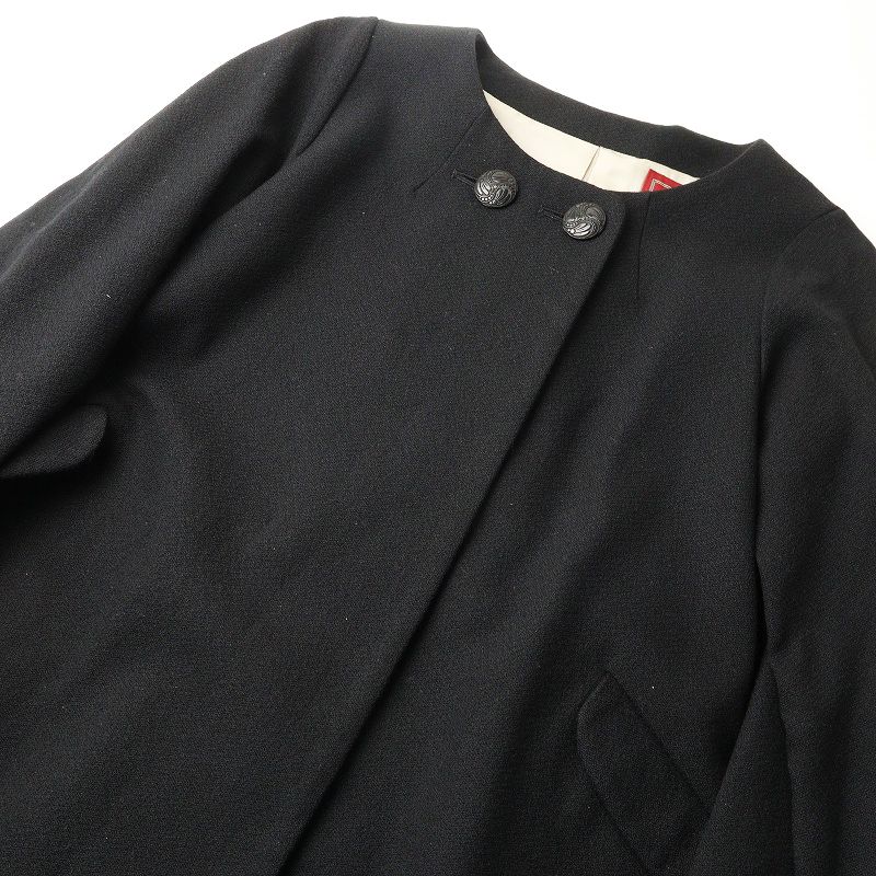 値下げ】美品 リゼッタ Lisette ウールシルク ダブルボタン ロング