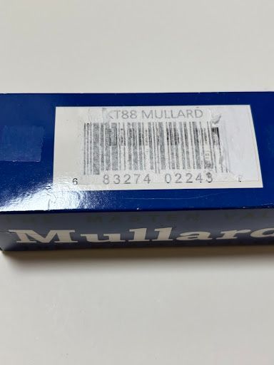 最終値引き Mullard ムラード KT88 マッチドペア 中古美品 真空管 最終