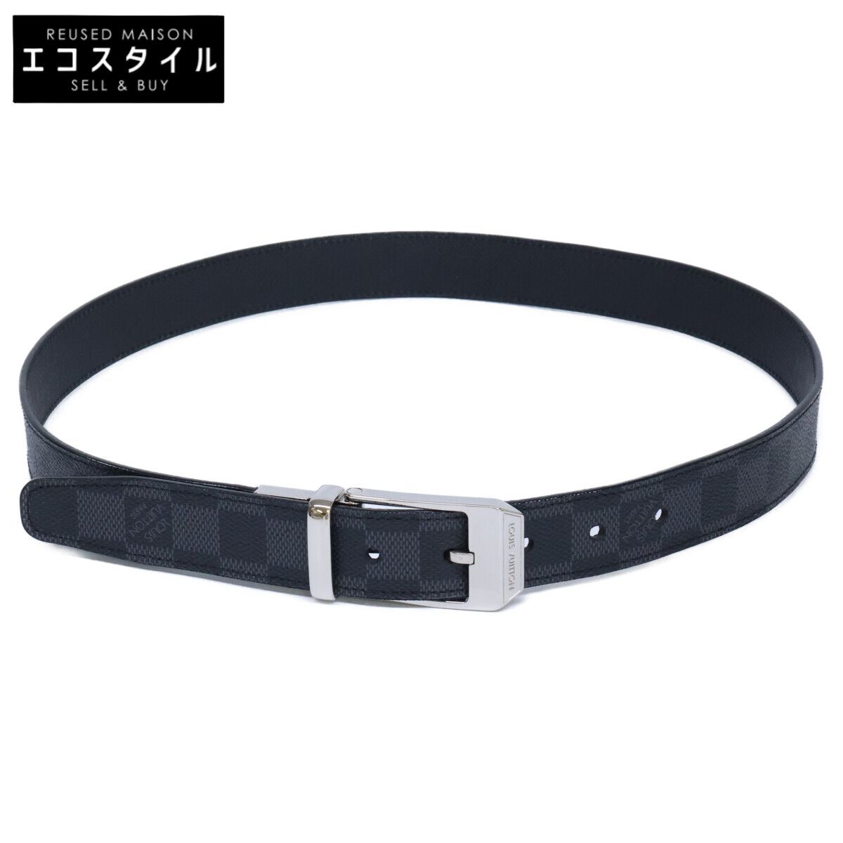 LOUIS VUITTON　ルイヴィトン　M6834 サンチュール シアトル ダミエグラフィット リバーシブル　85/34