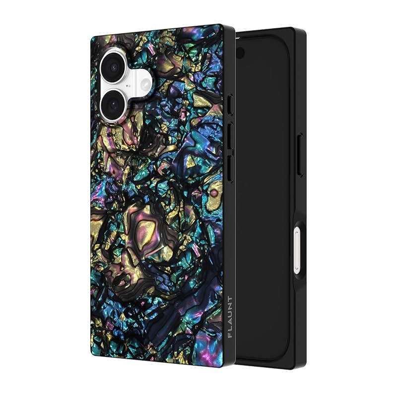 【新品】 [FLAUNT] iPhone 17用 スマホケース 背面型 Square マグセーフケース 正規品 フラント (Abalone Shell) 9,409円