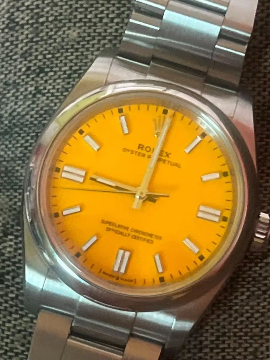 ROLEX ロレックス オイスター パーペチュアル イェロー 36mm