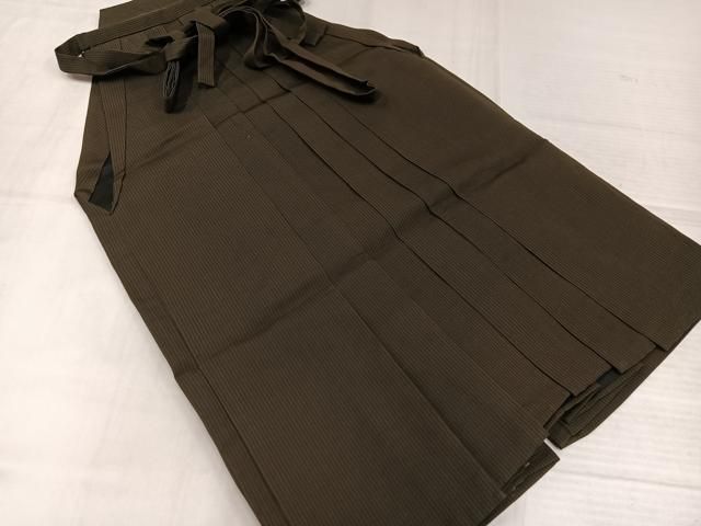 平和屋着物●男性　行灯袴　縞　正絹　逸品　AABK3273ph