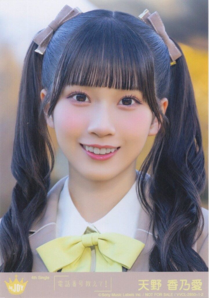 ≒JOY 封入生写真 天野香乃愛 電話番号教えて! ヨリ - メルカリ