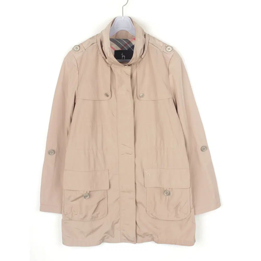 HAZZYS へジス ハイネック サファリ アウター レディース Sサイズ 秋冬 ジャケット OT11923