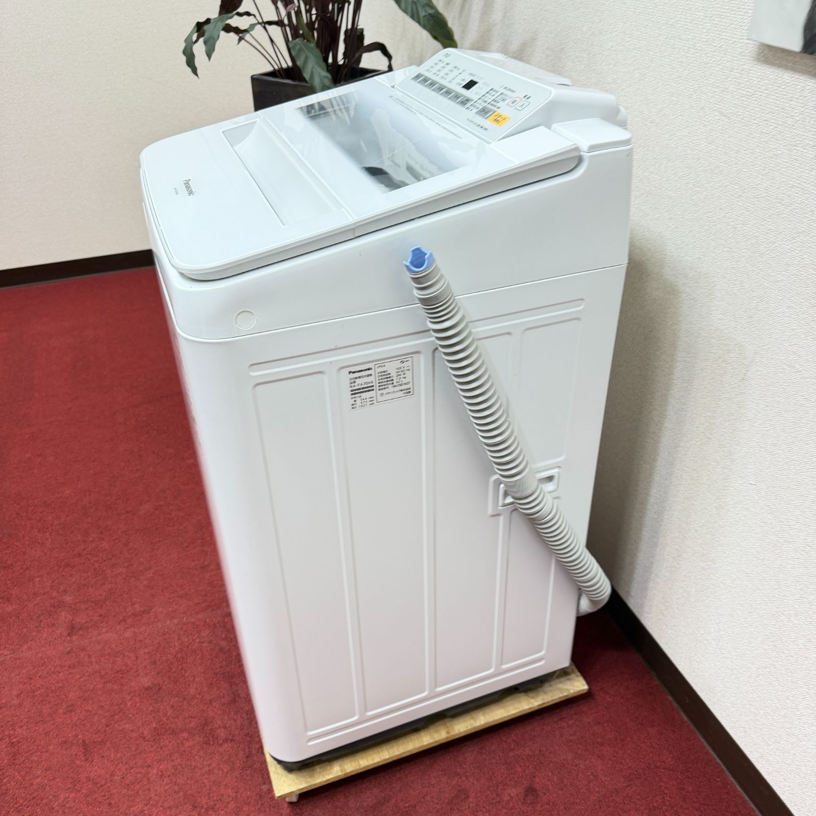 東京23区送料無料 超美品パナソニック7㎏洗濯機 分解清掃済み 2019年製