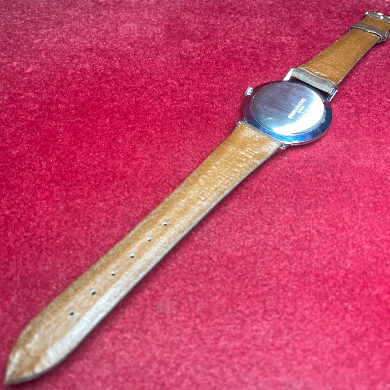 ☆60s スイス名門 ENICAR ウルトラソニック 手巻き 美品 新品革ベルト 