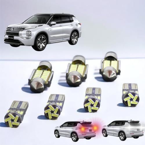 【室内灯 ＋ バックランプ＋ ウインカーランプ】 アウトランダー LED 14点セット 型式：GN0W ルームライト 取付工具付き 【簡単交換】 無極性 6000K ゴースト灯防止 サンルーフ対応 各グレード対応 outlander03as