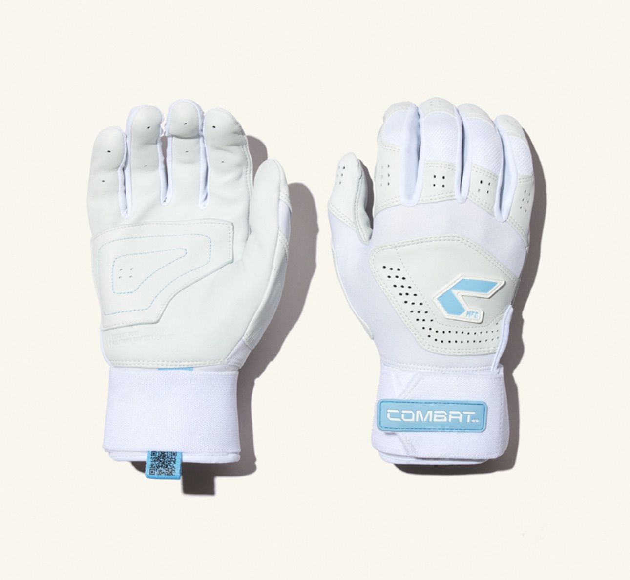 COMBAT MFG/LONG STRAP BATTING GLOVES, SHADOWCAST-Chapel Hill 野球 バッティンググローブ 天然皮革 両手用 限定モデル 高グリップ