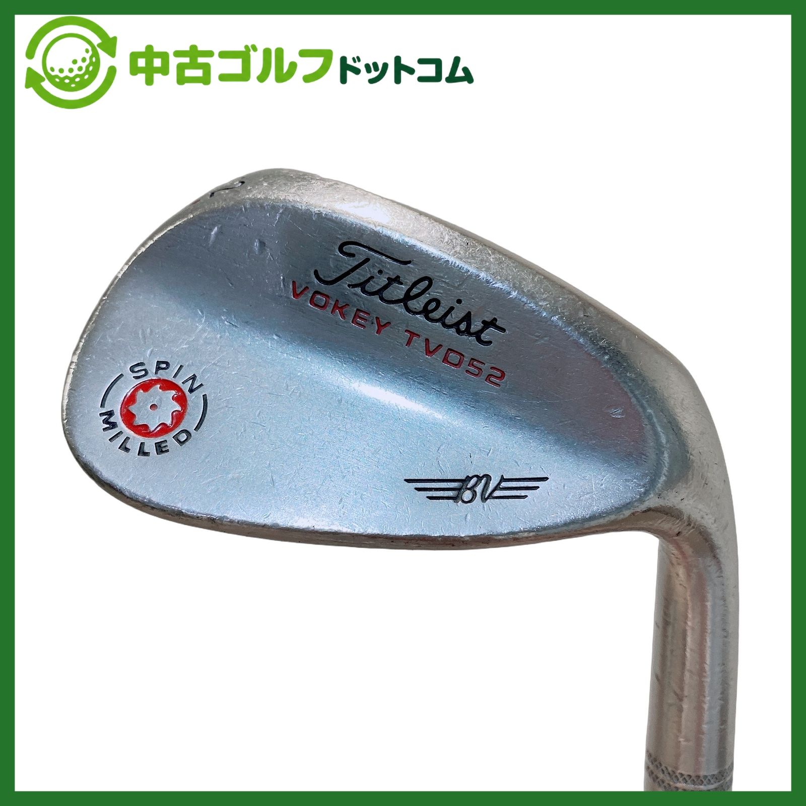 Titleist Bokei TVD52 52° Dynamic Gold Wedge Titleist VOKEY SPIN MILLED