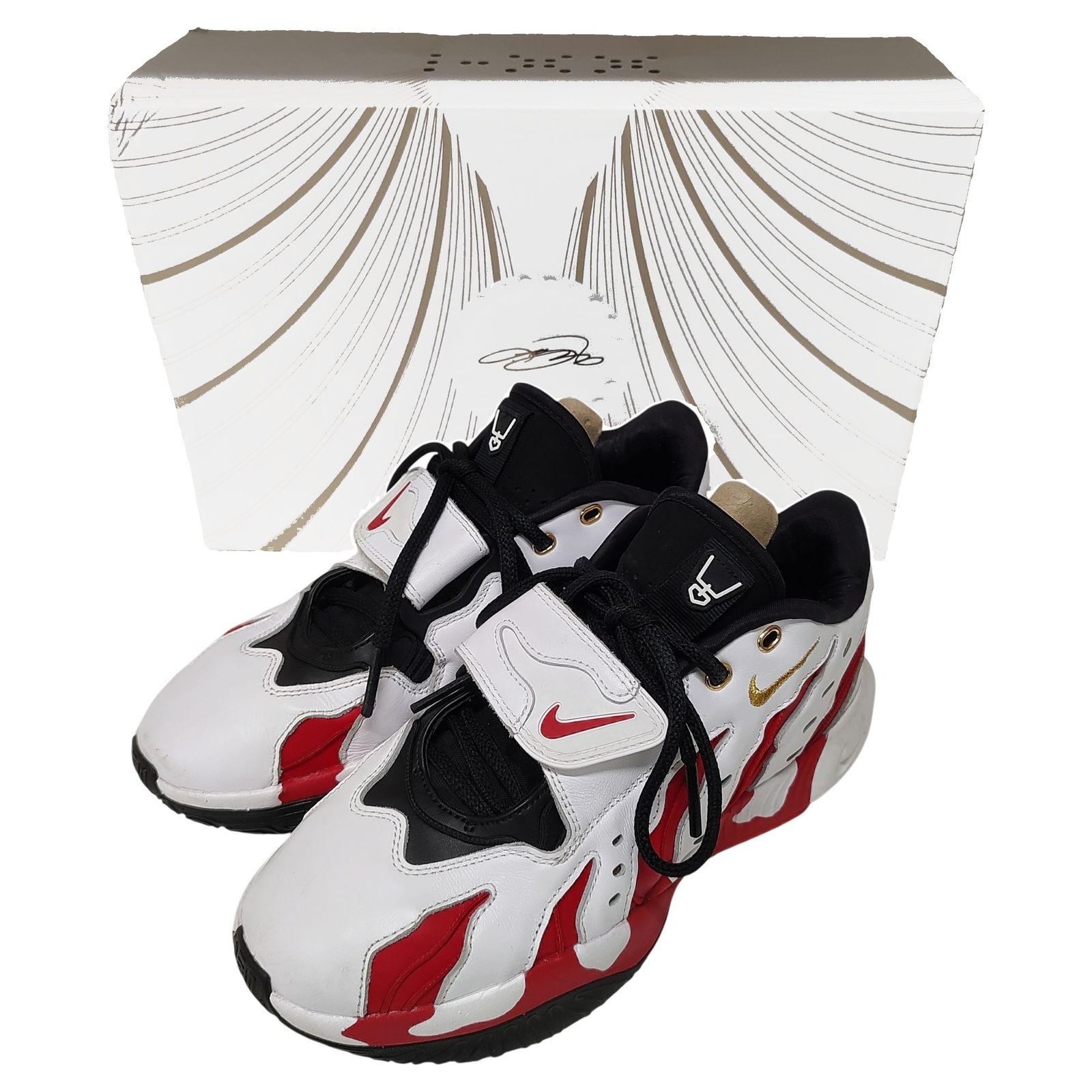 NIKE ナイキ LeBron 21 Prime 96/White and Fire Red レブロン21 プライム96 スニーカー HV1222-100 27cm ホワイト/ファイアレッド メンズ