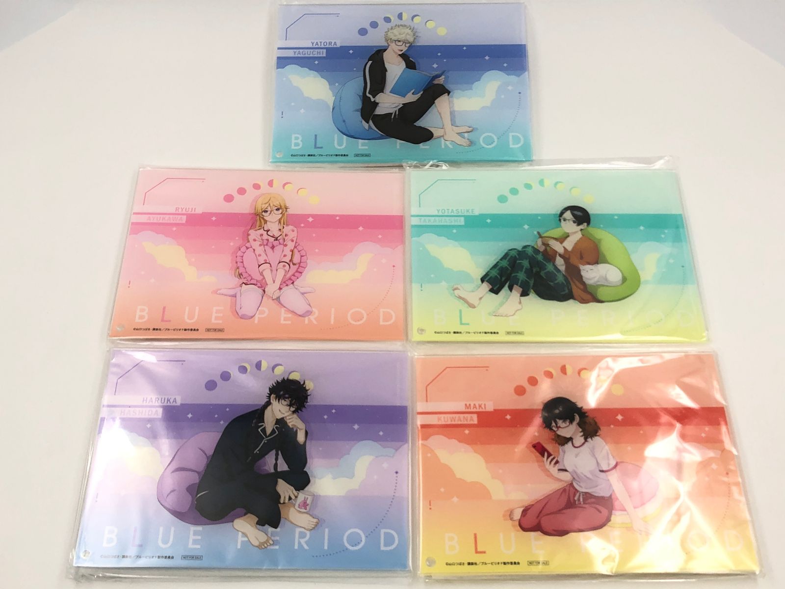 ♪】 全5種セット アクリルパネル 「ブルーピリオド あたりつきラッキー缶バッジBOX」 あたり景品 [60]