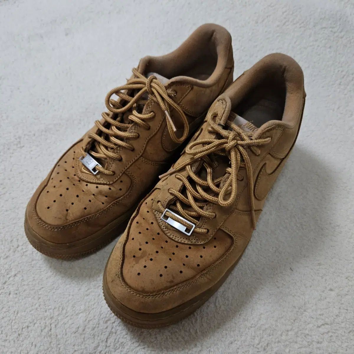 ナイキ×シュプリーム エア フォース 1 ブラウン 275
