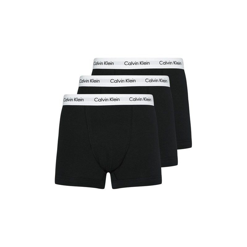 カルバンクライン メンズ アンダーウェア ボクサーパンツ コットン Calvin Klein Pack Cotton Stretch Trunks BLACK ブラック 14,746円