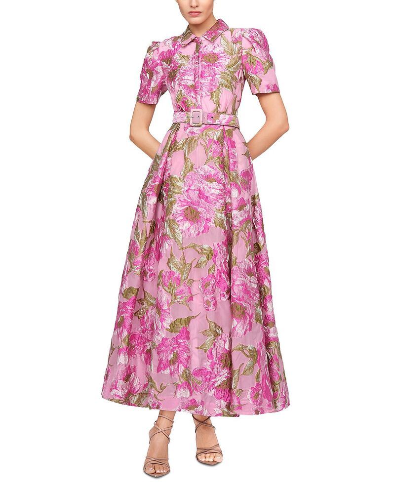 セイア レディース トップス ワンピース Theiabba Jacquard Gown Opera Mauve