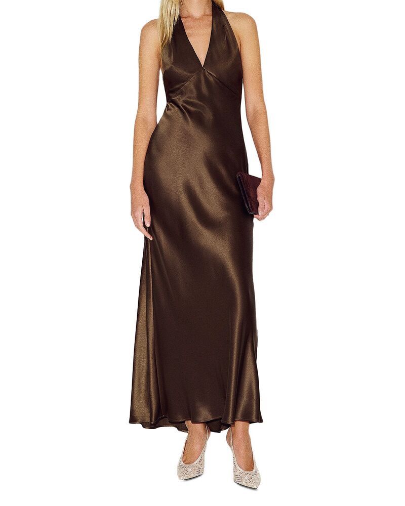 リフォーメーション レディース トップス ワンピース シルク Reformation Daniela Silk Dress Pinecone 65,890円