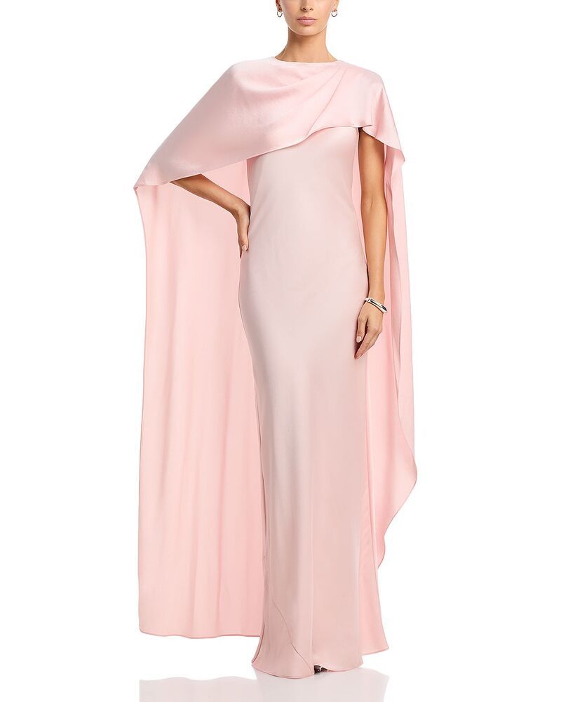 シムカイ レディース トップス ワンピース ケープデザイン キャップ ケープ SIMKHAIzel Cape Gown Bubblegum