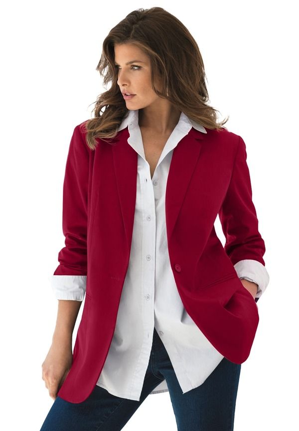 ロアマンズ レディース アウター ジャケット・ブルゾン プラスサイズ ブレザー Roamans Plusize Relaxed Boyfriend Blazer Plus Regular RICH B