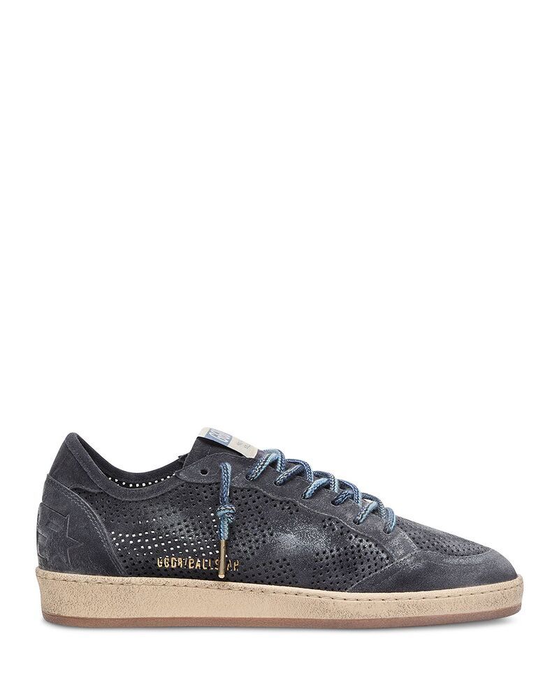 ゴールデングース メンズ シューズ スニーカー スエード Golden Goose Mens Ball Starforated Suede Sneakers Blue ブルー