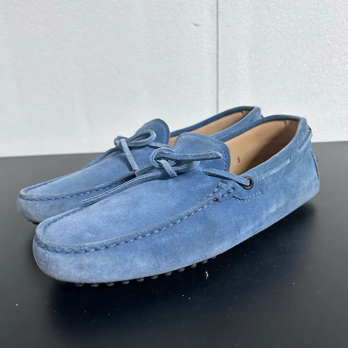 TOD'S トッズ ゴンミーニ スウェード ドライビング シューズ (uk5/240)