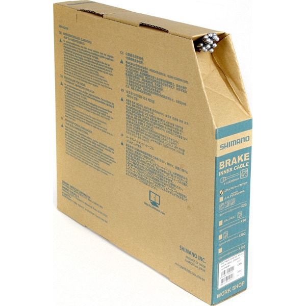 シマノ（SHIMANO）ブレーキ インナーケーブル ロード用 ポリマー 20本 BOX