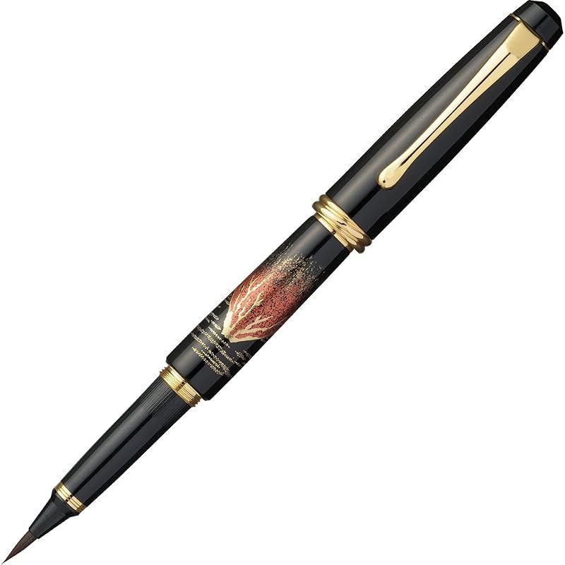 【新品】 呉竹 筆ペン 万年筆 くれ竹万年毛筆 夢銀河 蒔絵物語 赤富士 DAY140-29 16,925円