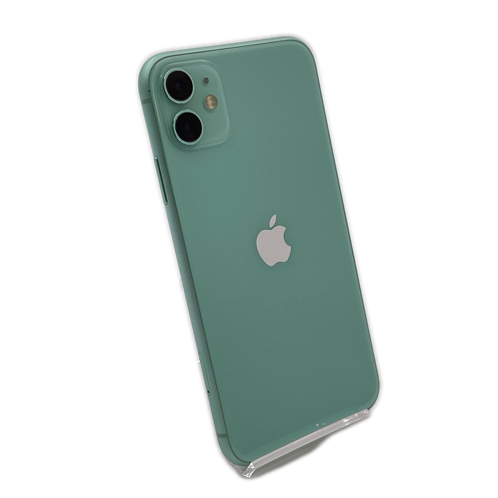 【全額返金保証】【最速発送】 iPhone 11 64GB グリーン au 白ロム 動作確認済 83%