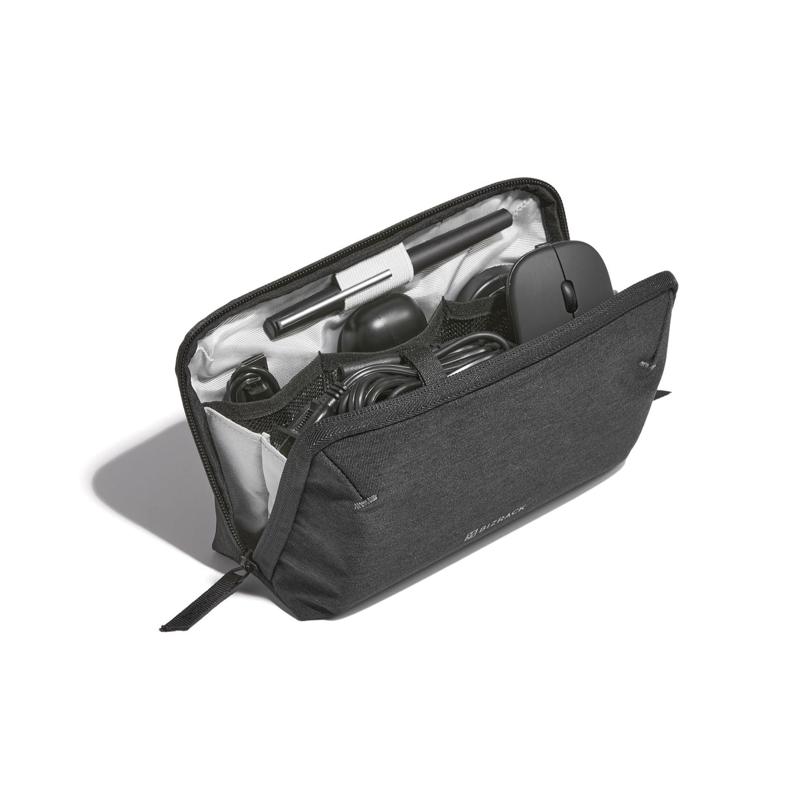 【Amazon.co.jp限定】コクヨ ガジェットポーチ BIZRACK Mサイズ ブラック AMBG-BR200D 1