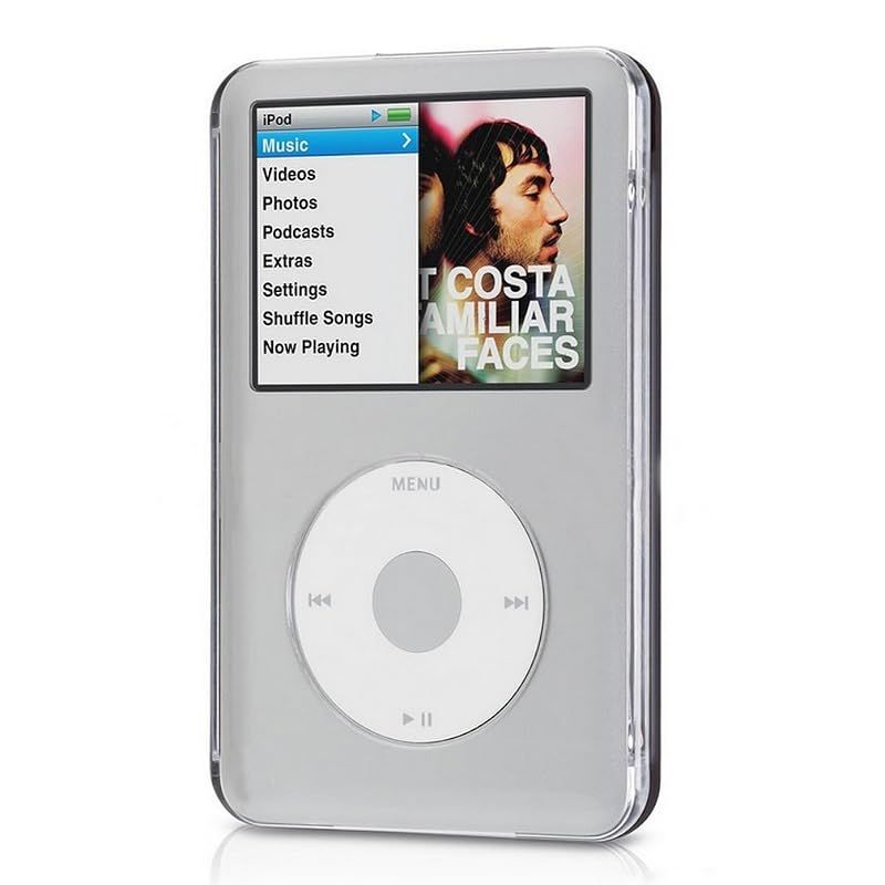 [Brand New] Clear Hard Case for iPod Classic 7th Generation 160GB (Thin Model), 6th Generation 80GB 120GB