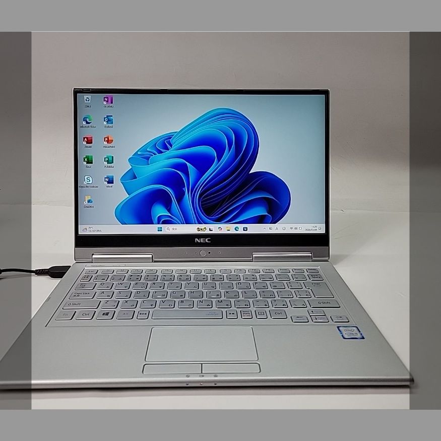 【整備済み美品】【送料無料】【7日保証】ノートパソコン/NEC VKT16GWG4/i5-8250U/メモリ8GB/256GB SSD/13.3タッチパネル/Win11/Office付き/N4101_002