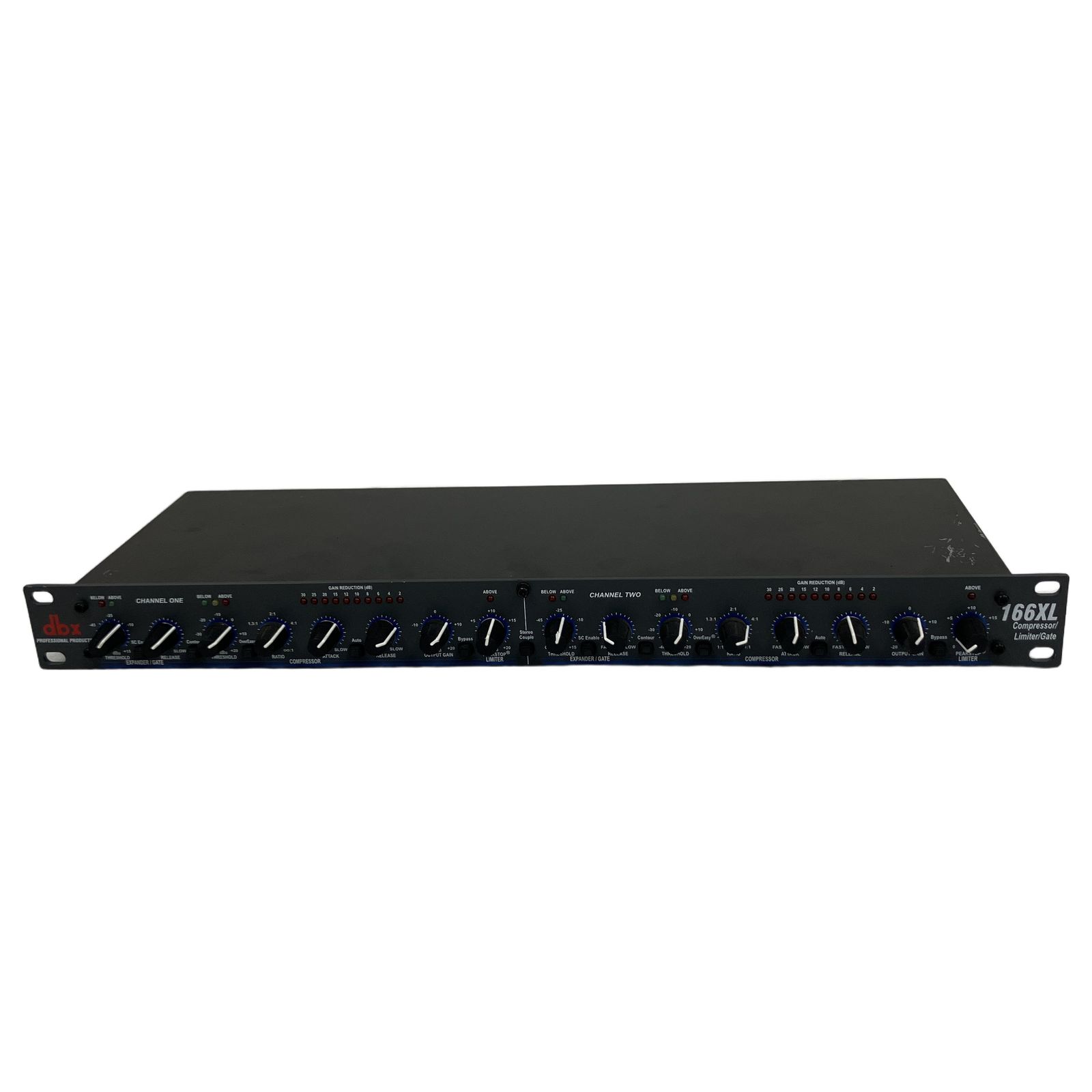 dbx 166XL 2ch コンプレッサー リミッター ノイズゲート 1U ラックマウント PA 音響機器 中古 O11510403
