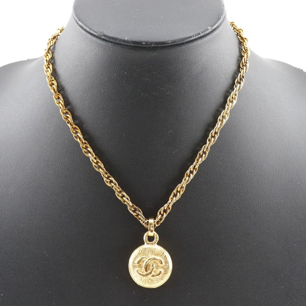 CHANEL】シャネル ココマーク ヴィンテージ 金メッキ レディース 36.4g