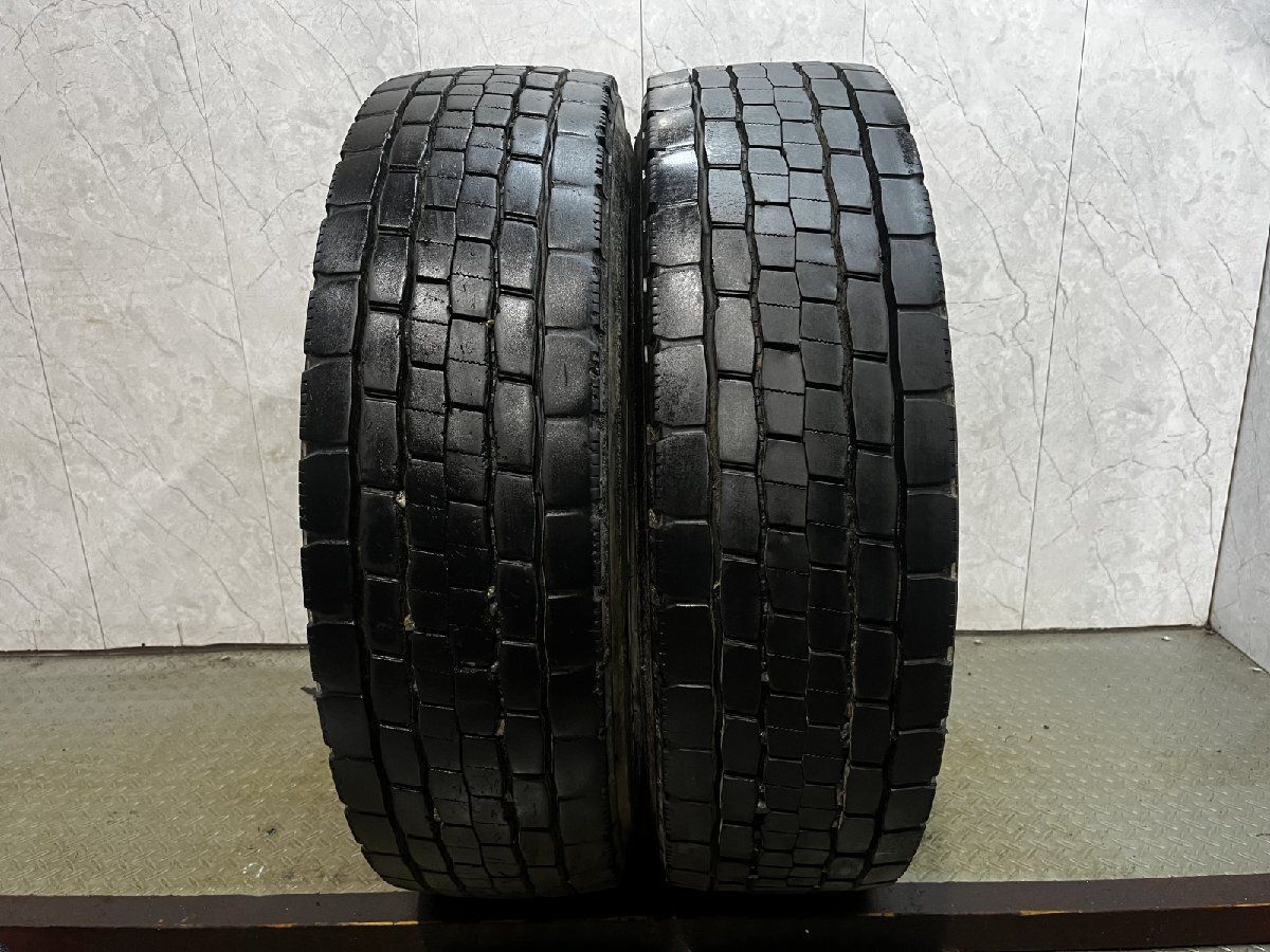 札幌発 引取OK DL SP680 245/80R17.5 133/131J 17.5インチ トラックタイヤ 夏タイヤ ミックス 2本 バリ溝 4t 増トン ユニック　　(KTT791)