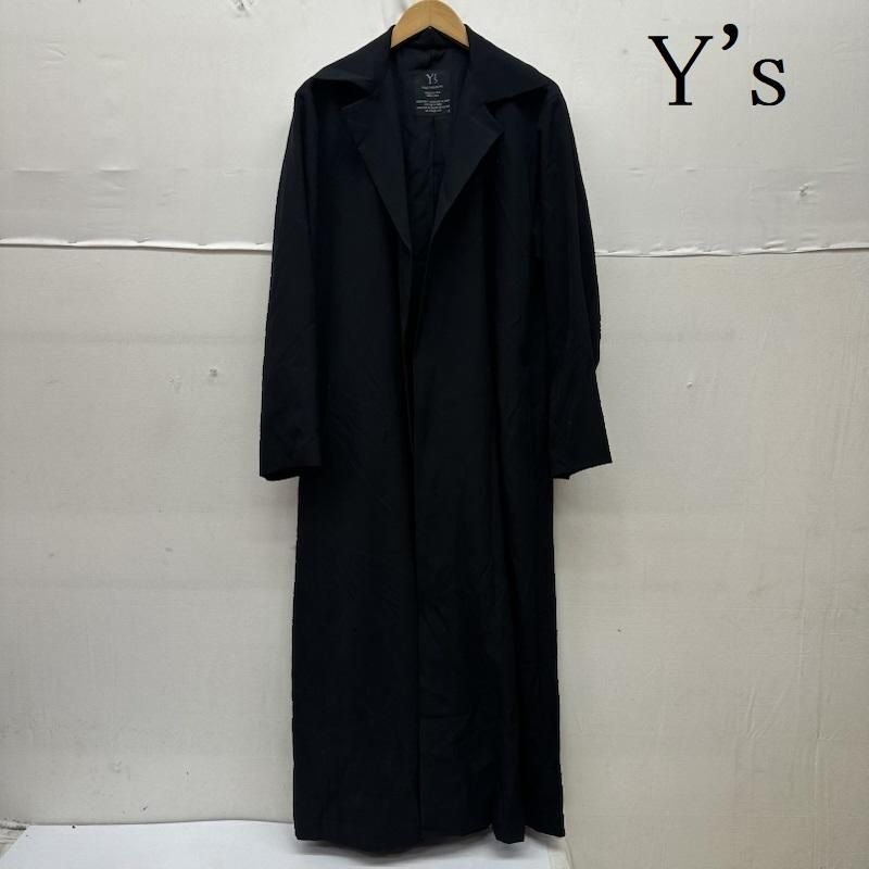 ワイズ 前開き トッパー ウール ロング コート YN-C01-100 レディース 3 ISItems【USED】【古着】【中古】50165832