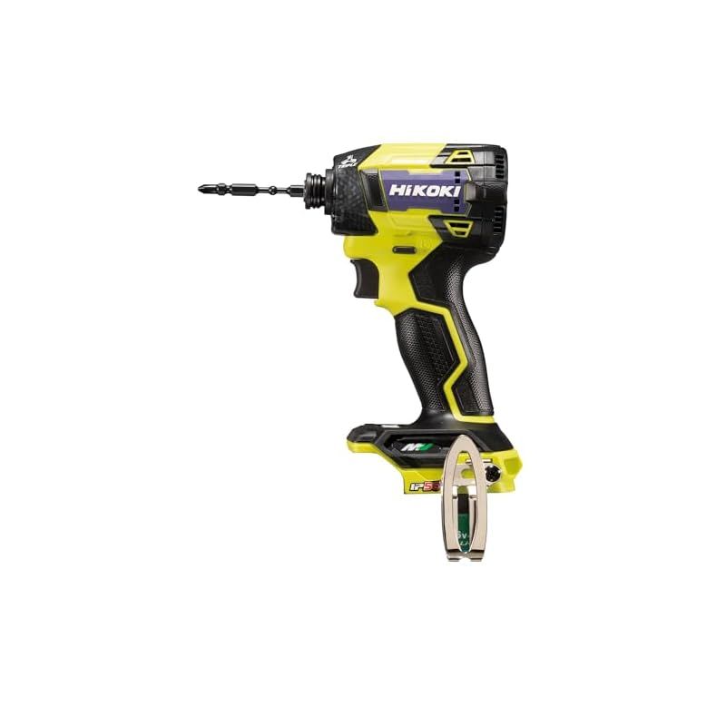 【新品】 HiKOKI(ハイコーキ) 36V 充電式 インパクトドライバ スパイダーイエロー 蓄電池・充電器・ケース別売 WH36DD(NNY) 15,790円