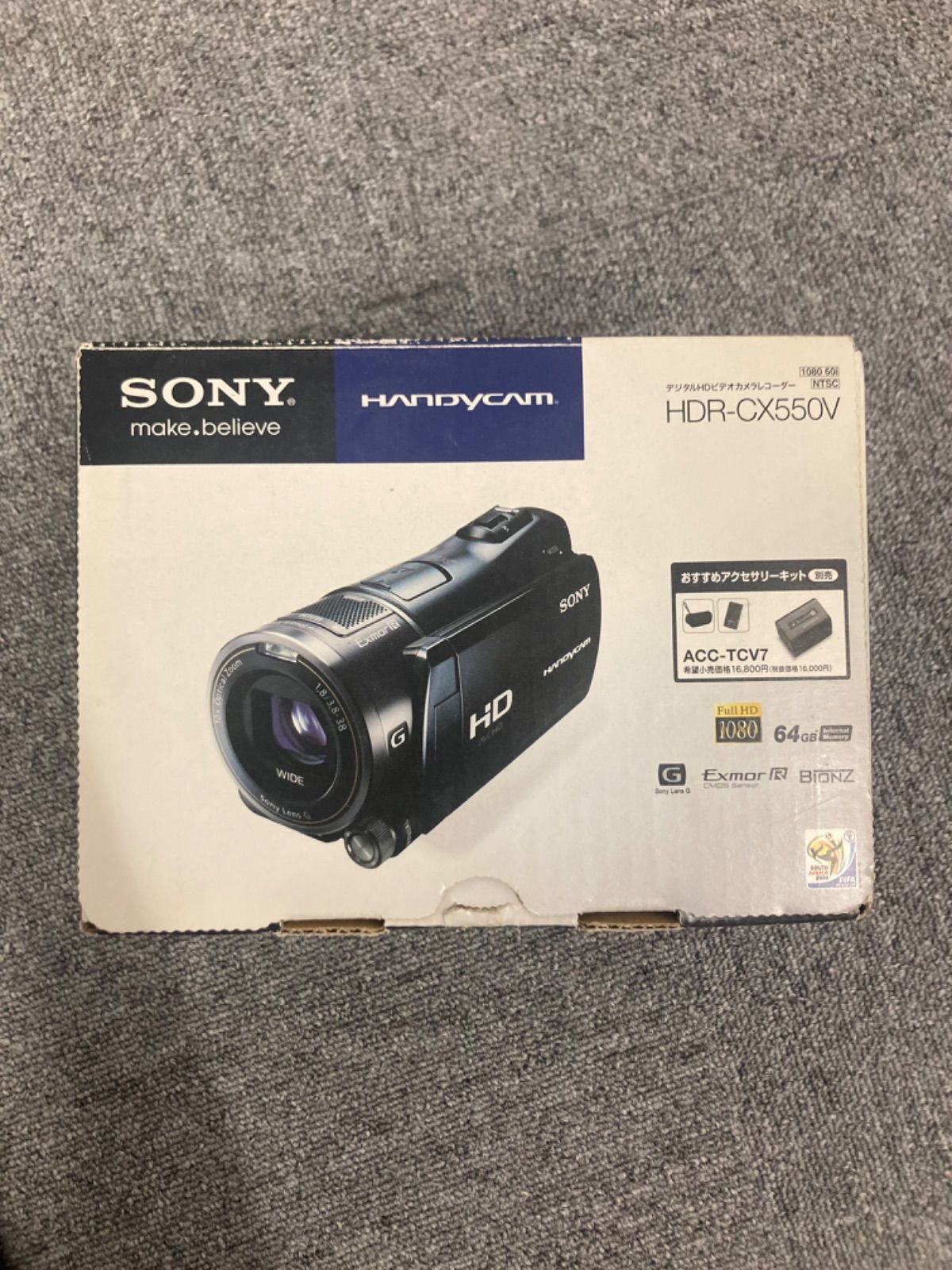 カメラ ＋【通電確認済・動作未確認】SONY ソニー HDR-CX550V デジタル