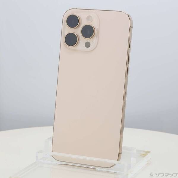 ソフマップ 〔中古品〕 iPhone16 Pro Max 512GB デザートチタニウム FYWN3J／A SIMフリー【344】